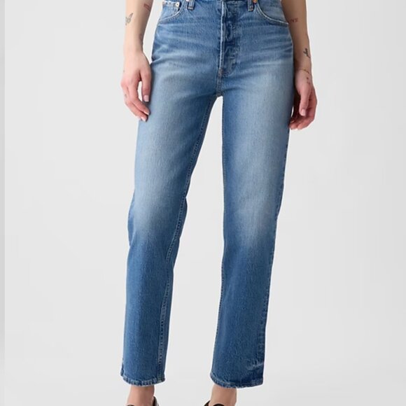 GAP High Rise Cheeky Straight Jeans size 28 6L - Picture 2 of 11